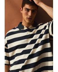 Pull&Bear - Polo Boxy Rayures - Lyst
