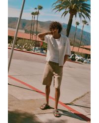 Pull&Bear - Baggy Denim Bermuda Shorts - Lyst