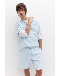 Pull&Bear - Interlock Short Sleeve Sweatshirt - Lyst