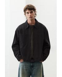 Pull&Bear - Overshirt Met Rits - Lyst