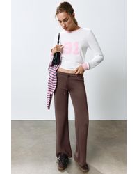 Pull&Bear - Modal-Blend Flared Trousers - Lyst