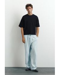 Pull&Bear - Striped Pyjama-Style Trousers - Lyst