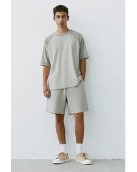 Pull&Bear - Bermuda Jogger Gaufré - Lyst