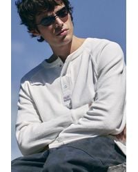 Pull&Bear - Henley-Neck T-Shirt - Lyst
