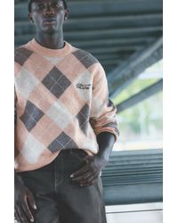 Pull&Bear - Pull Losanges Brodé - Lyst