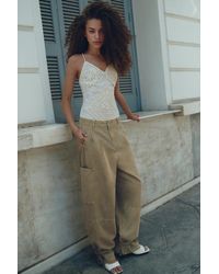 Pull&Bear - Utility Barrel-Leg Trousers - Lyst