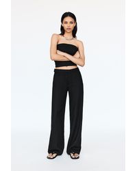 Pull&Bear - Rustic Trousers With Crossover Waist - Lyst