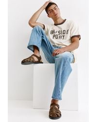 Pull&Bear - Leather Cage Sandals - Lyst