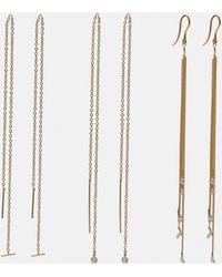 Pull&Bear - Confezione Da 3 Paia Di Orecchini A Pendente - Lyst