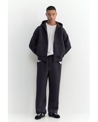 Pull&Bear - Neoprene-Effect Baggy Trousers - Lyst