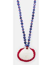 Pull&Bear - Seashell Bead Necklace - Lyst