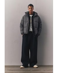 Pull&Bear - Padded Jacket With Hood - Lyst