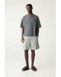 Pull&Bear - Bermuda-Jogginghose Mit Leinen - Lyst