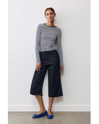 Pull&Bear - Fitted Long Sleeve T-Shirt - Lyst