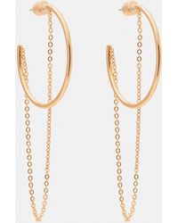 Pull&Bear - Chain Hoop Earrings - Lyst