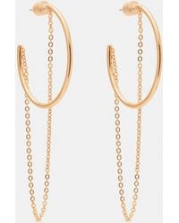 Pull&Bear - Orecchini A Cerchio Con Catene - Lyst