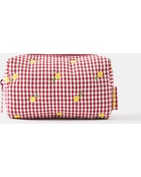 Pull&Bear - Gingham Fruit Wash Bag - Lyst