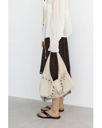 Pull&Bear - Schoudertas Met Studs - Lyst