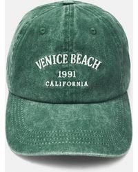 Pull&Bear - Venice Beach Embroidered Cap - Lyst