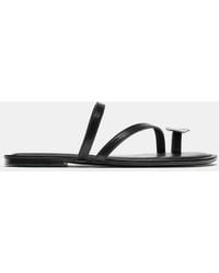 Pull&Bear - Embellished Flat Sandals - Lyst