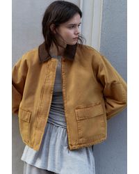 Pull&Bear - Jacket With Combined Collar - Lyst