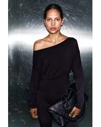 Pull&Bear - Asymmetric Waistband Top - Lyst