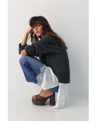 Pull&Bear - Jute Platform Clogs - Lyst