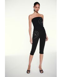 Pull&Bear - Studded Capris - Lyst