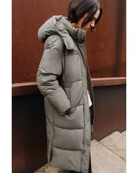 Pull&Bear - Water-Repellent Quilted Coat - Lyst