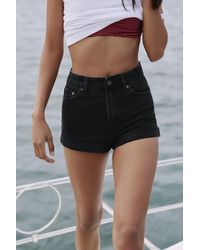 Pull&Bear - Mom Fit Denim Shorts With Turn-Up Hems - Lyst
