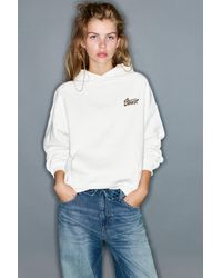 Pull&Bear - Stwd Leopard Hoodie - Lyst