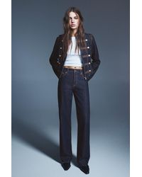 Pull&Bear - High-Waist Wide Straight-Leg Jeans - Lyst