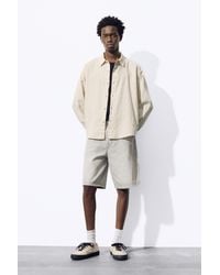 Pull&Bear - Linen Blend Shirt - Lyst
