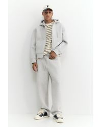Pull&Bear - Neoprene-Effect Baggy Trousers - Lyst
