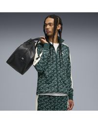 PUMA - Giacca Sportiva Con Stampa Integrale T7 Da Uomo, Abbigliamento, Verde Terrain - Lyst