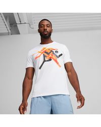 PUMA - Run "Faster Icons" Graphic T-Shirt - Lyst