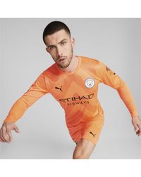 PUMA - Manchester City F.c. Football Goalkeeper Long Sleeve Replica Jersey - Lyst