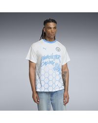 PUMA - T-shirt De Basketball Hoops X Manchester City - Lyst