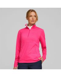 PUMA - Cloudspun Rockaway Half-zip Golf Sweatshirt - Lyst