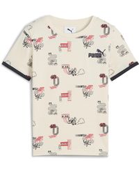 PUMA - Camiseta Little Runners Para Niños, Age, Alpine Snow - Lyst