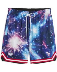 PUMA - X PokãMon Mewtwo Relaxed Basketball Shorts - Lyst