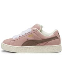 PUMA - Suede Xl Sneakers Uniseks, Roze/Wit, Maat - Lyst