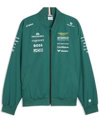 PUMA - X Aston Martin Aramco F1Â Team Replica Bomber Jacket - Lyst