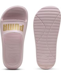 PUMA - Divecat V2 Lite Badslipper, Roze/Goud, Maat 35,5 - Lyst
