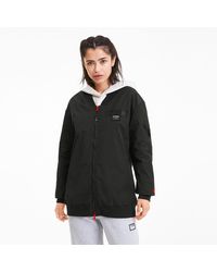 PUMA X Adriana Lima Long Bomber Jacket - Zwart