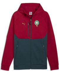 PUMA - Sudadera Con Capucha Tech Marruecos Para Hombre, Accesoiros, Rojo - Lyst