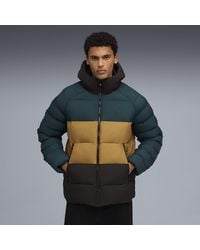 PUMA - Giacca Mono Con Cappuccio Da Uomo, Abbigliamento, Verde Terrain - Lyst