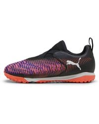 PUMA - Botas De Fútbol Sin Cordones Future 8 Match Tt +Mid Juveniles, Calzado, Negro/Blanco/Glowing Rojo - Lyst