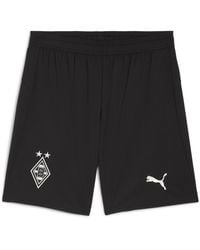 PUMA - Shorts Borussia Mönchengladbach 25/26 Da Uomo, Sport, Nero/Warm Bianco - Lyst