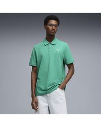 PUMA - Essentials Pique Polo Shirt - Lyst